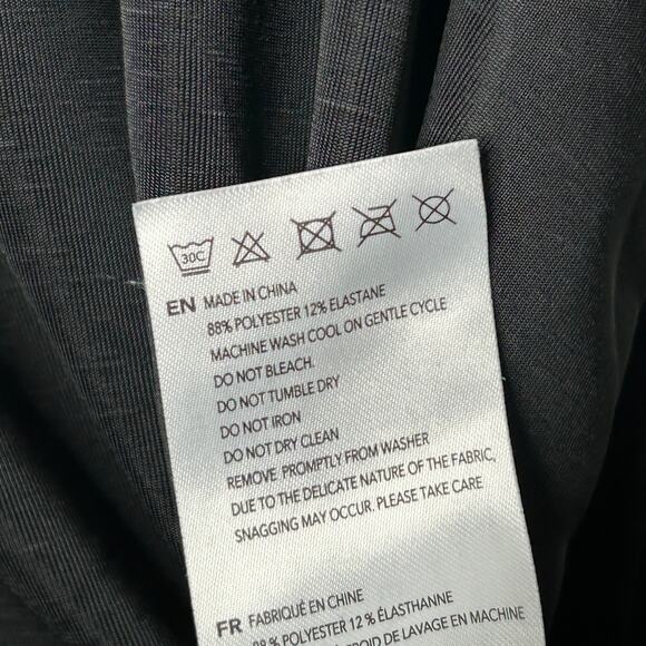 Varley Mariposa Muscle Tank Top Black Medium Athleisure Minimalist Workout Shirt - Picture 10 of 11